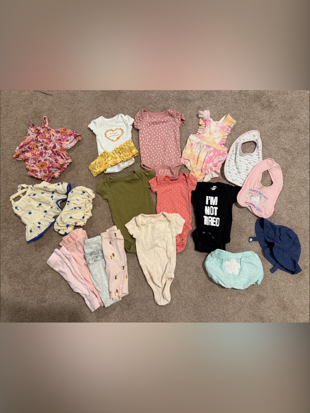 NB - 3 month Baby Girl Outfits